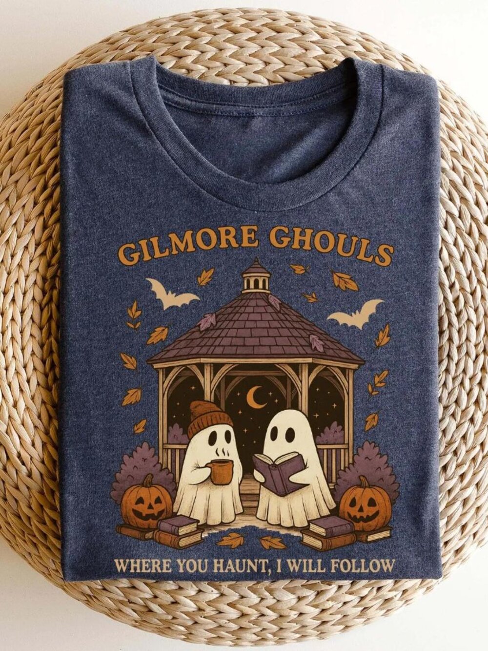 Gilmore Ghouls Shirt, Where You Haunt I Will Follow Shirt, Cute Ghost Halloween